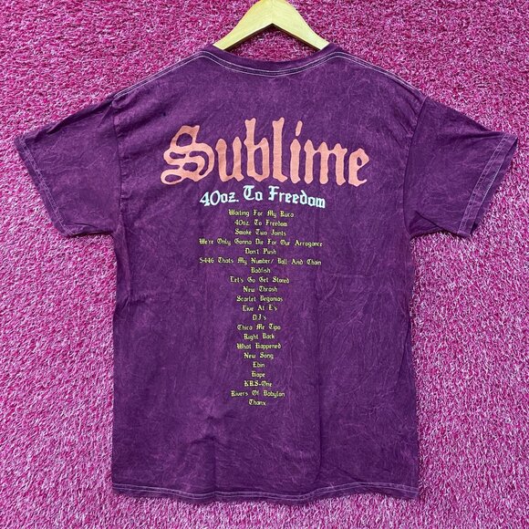 Sublime 40 Oz. To Freedom Album Sun Logo T-Shirt Large - Picture 4 of 5